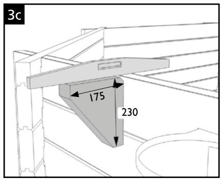 UBBINK HAWAï FAMILY - Le scalette devono essere utilizzate esclusivamente per accedere alla piscina Il peso massimo consentito corrisponde a 150 kg. Quando non sono utilizzato, le scalette devono essere messe in posizione di sicurezza - 25
