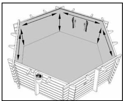 UBBINK HAWAï FAMILY - Le scalette devono essere utilizzate esclusivamente per accedere alla piscina Il peso massimo consentito corrisponde a 150 kg. Quando non sono utilizzato, le scalette devono essere messe in posizione di sicurezza - 67