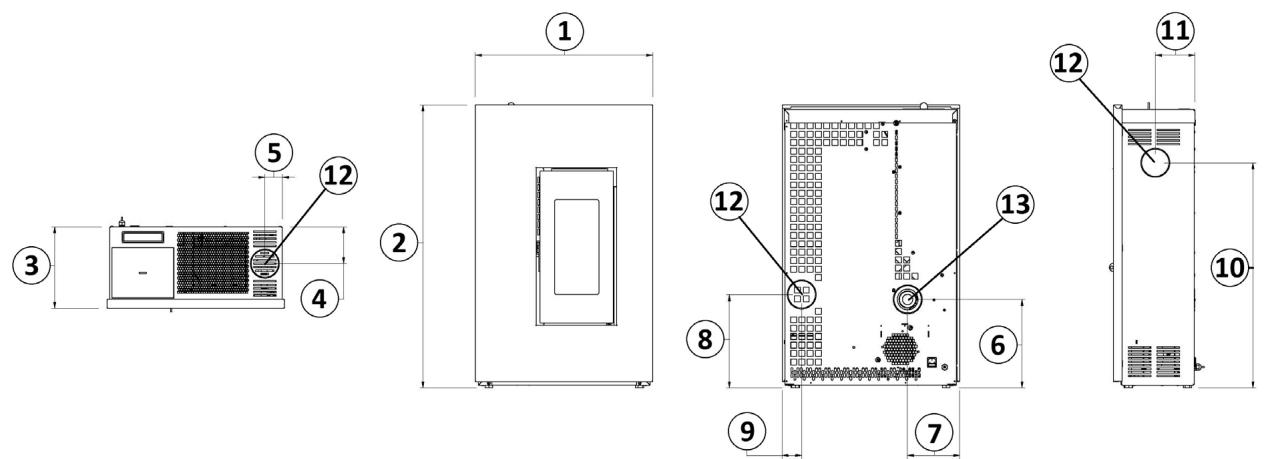 FREEPOINT GRACE3  - SPIRIT3  - MADISON - TABLA - ROXY - ATRIUM - SOLO 5 - DIMENSIONS GÉNÉRALES - 5