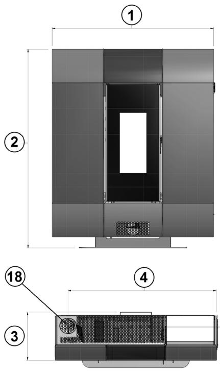 FREEPOINT WALL3  PLUS - TILE3  PLUS - MOON - LEAN3 PLUS - DIMENSIONS GÉNÉRALES - 5