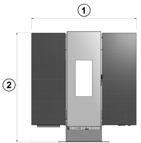 FREEPOINT WALL3  PLUS - TILE3  PLUS - MOON - LEAN3 PLUS - DIMENSIONS GÉNÉRALES - 1