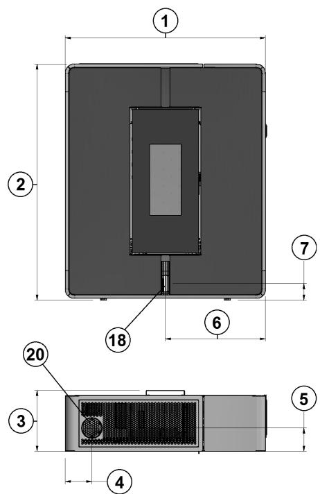 FREEPOINT WALL3  PLUS - TILE3  PLUS - MOON - LEAN3 PLUS - DIMENSIONS GÉNÉRALES - 12