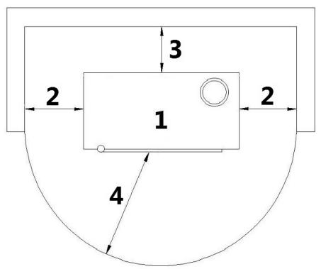 FREEPOINT WALL3  PLUS - TILE3  PLUS - MOON - LEAN3 PLUS - INSTALLATION GÉNÉRIQUE AVEC PIEDESTAL - 4