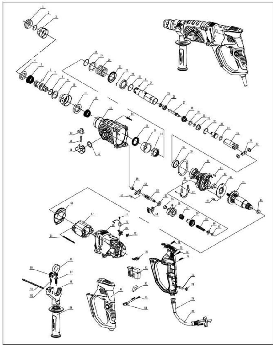DEXTER 1100RH2-40.51 - Garantie - 1
