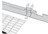 DAIKIN FTXP 4000W - Fixation de l'unité sur la plaque de montage - 1