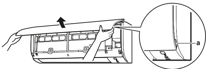 DAIKIN FTXP 4000W - Rimozione del pannello anteriore - 1