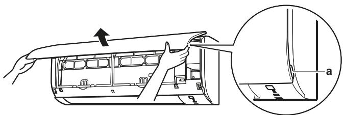 DAIKIN FTXP 2600W - Rimozione del pannello anteriore - 1