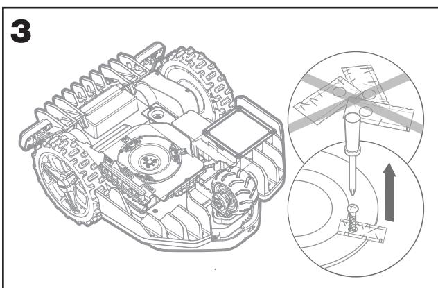 WORX WR206E - Remplacer les lames - 3