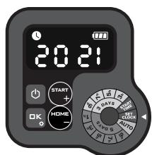 LANDXCAPE LX910 - Stel一年多, datum en tijdstep in - 2