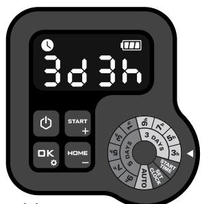 LANDXCAPE LX910 - Option 2. Définir manuellement l'horaire de travail - 1
