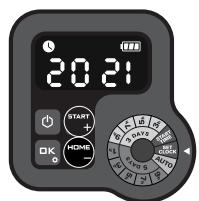 LANDXCAPE LX910 - [2] Nastavite leto, datum in uro - 4
