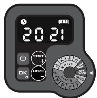 LANDXCAPE LX910 - Impostare anno, data e ora - 2