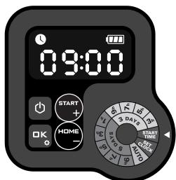 LANDXCAPE LX910 - [3]ajustar hora de inicio - 1