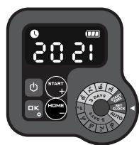 LANDXCAPE LX910 - [2] Angi ar. dato og klokkeslett. - 1