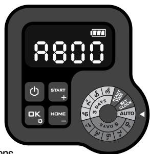 LANDXCAPE LX910 - Alternativ 1. AUTO (Rekommenderat arbetsschema baserat på regionala inställninger) - 1