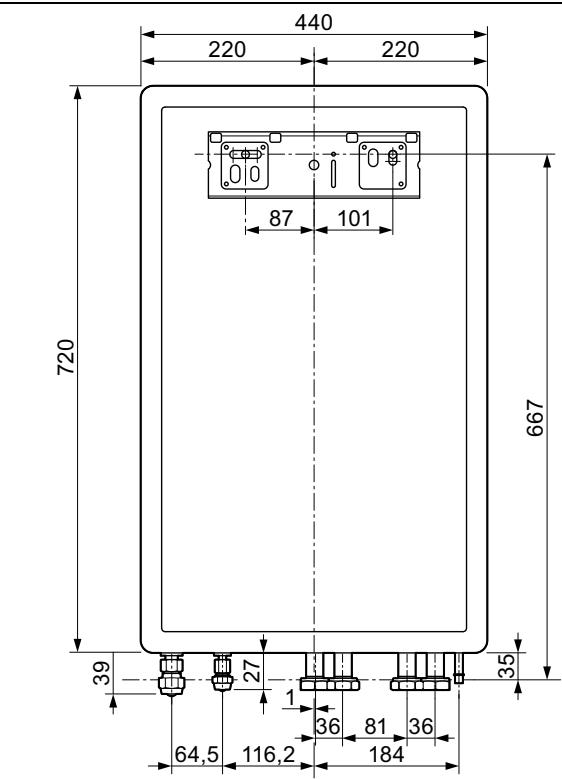 SAUNIER DUVAL 10021149CS - HA 5-5 ... 12-5 WSB - Dimensions - 1