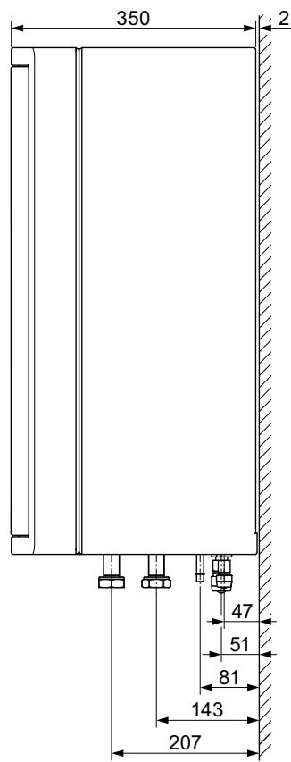 SAUNIER DUVAL 10021149CS - HA 5-5 ... 12-5 WSB - Dimensions - 2