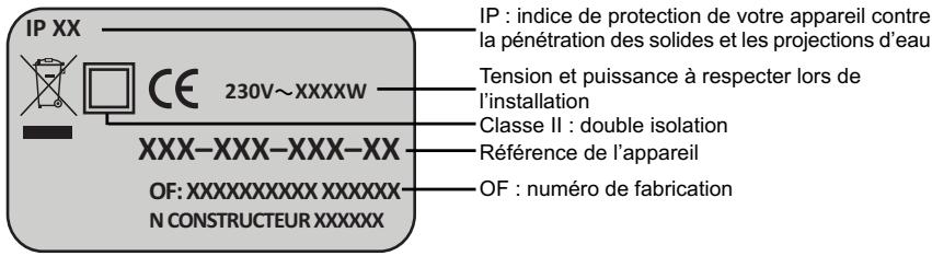 ACOVA PERCALE 2 - Raccordement de l'appareil - 1