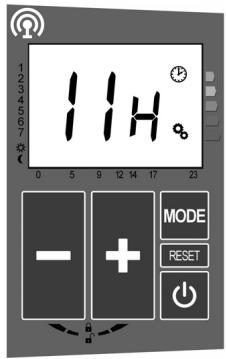 ACOVA PERCALE 2 - - RÉGLAGE DE L'HEURE : - 2