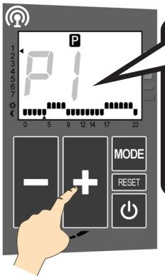 ACOVA PERCALE 2 - - MODES PROGRAMMÉS : - 1