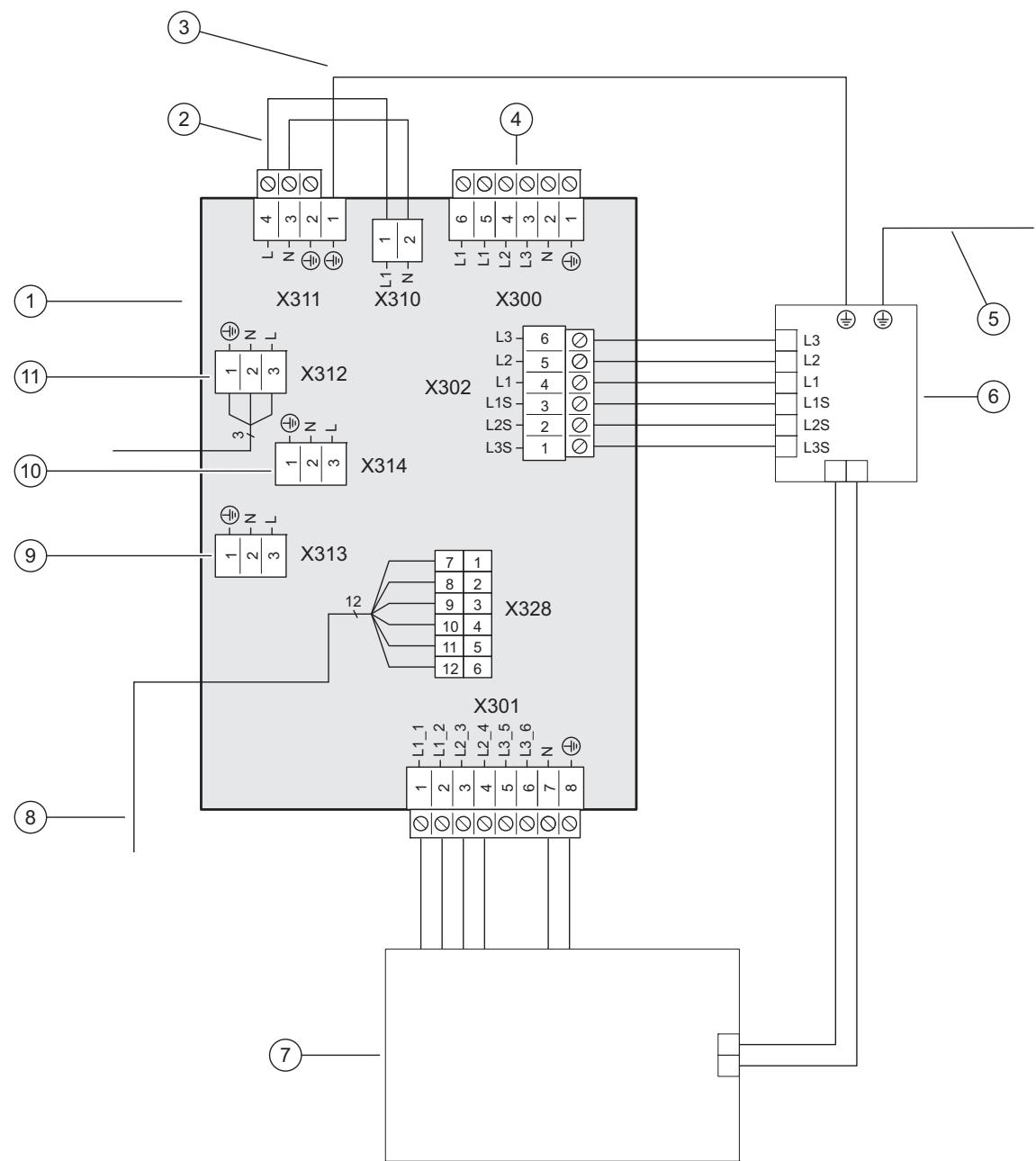 SAUNIER DUVAL HE 9-6 WB - 10031693CS - Schéma de fonctionnement - 2