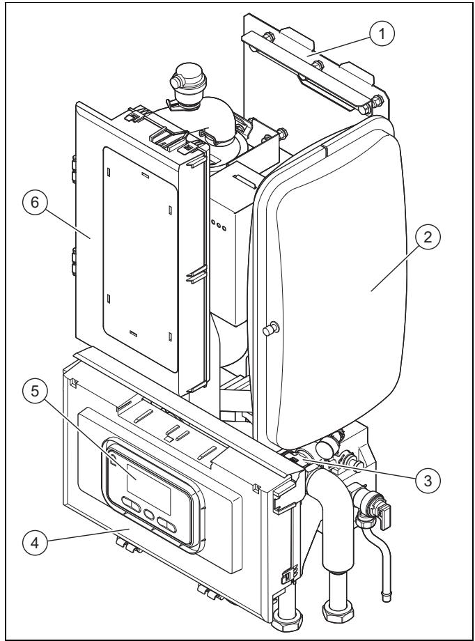 SAUNIER DUVAL HE 9-6 WB - 10031698CS - Structure du produit - 1