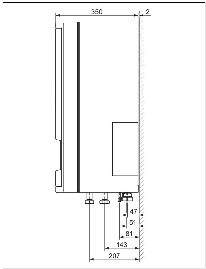 SAUNIER DUVAL HE 9-6 WB - 10031698CS - Dimensions - 2