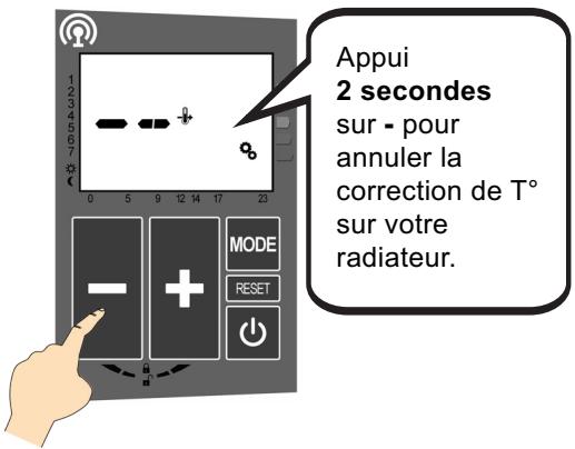ACOVA ALCANTARA - ÉTALONNAGE DE LA TEMPERATURE DE CONSIGNE (suite): - 3
