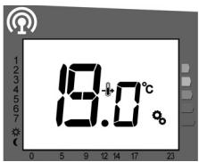 ACOVA ALCANTARA - - ÉTALONNAGE DE LA TEMPERATURE DE CONSIGNE : - 5
