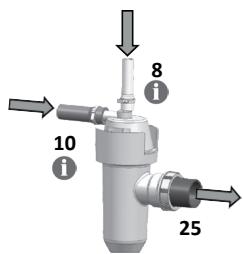 BWT A6X - R22 - Connect drain outlets. - 1