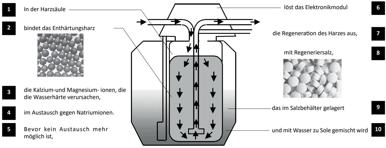 BWT A6X - R22 - FUNKTIONSPRINZIP EINER WEICHWASSERANLAGE - 1