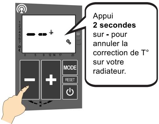 ACOVA TAFFETAS 2 - ÉTALONNAGE DE LA TEMPERATURE DE CONSIGNE (suite): - 3