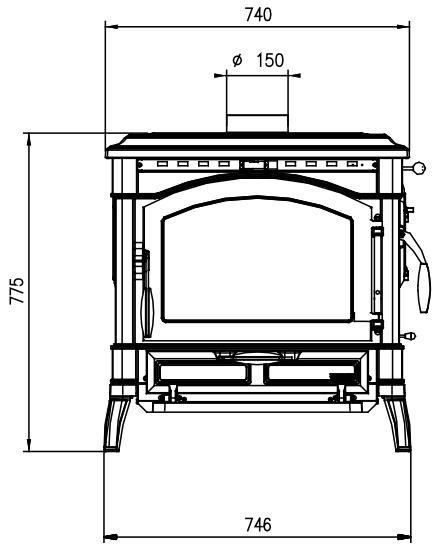 EXTRAFLAME IULIETTA X 4.0 - IETTA EVO 4.0 - IOTTA EVO - IOTTA FORNO EVO - SURFACES CAN BECOME VERY HOT! ALWAYS USE PROTECTIVE GLOVES! - 1