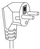 FRIONOR WD700J-S20B - WD700J-S20S - ATTENTION : UNE MAUVAISE UTILISATION DE LA PRISE DE TERRE PEUT ENTRAINER UNE ELECTROCUTION. - 1