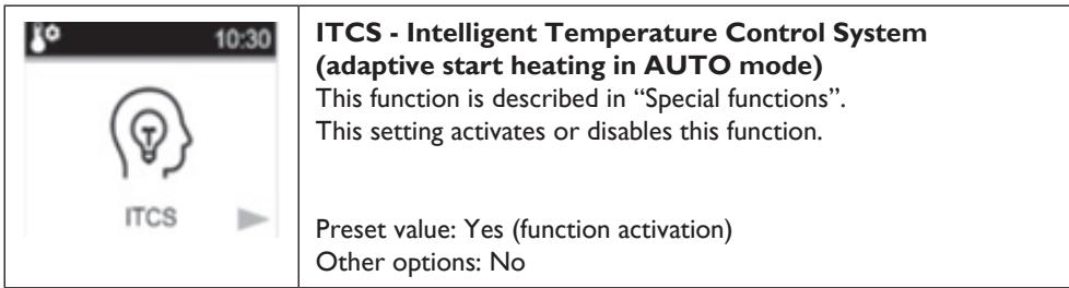 DELTACALOR MONZA WIFI - Heater options and settings - 2