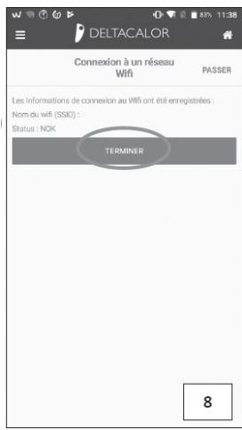 DELTACALOR MONZA WIFI - Description des erreurs - 10