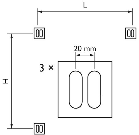 DELTACALOR MONZA WIFI - No se suministran tornillos ni fischers - 1