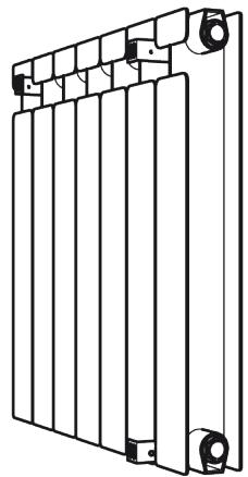 DELTACALOR MONZA WIFI - No se suministran tornillos ni fischers - 7