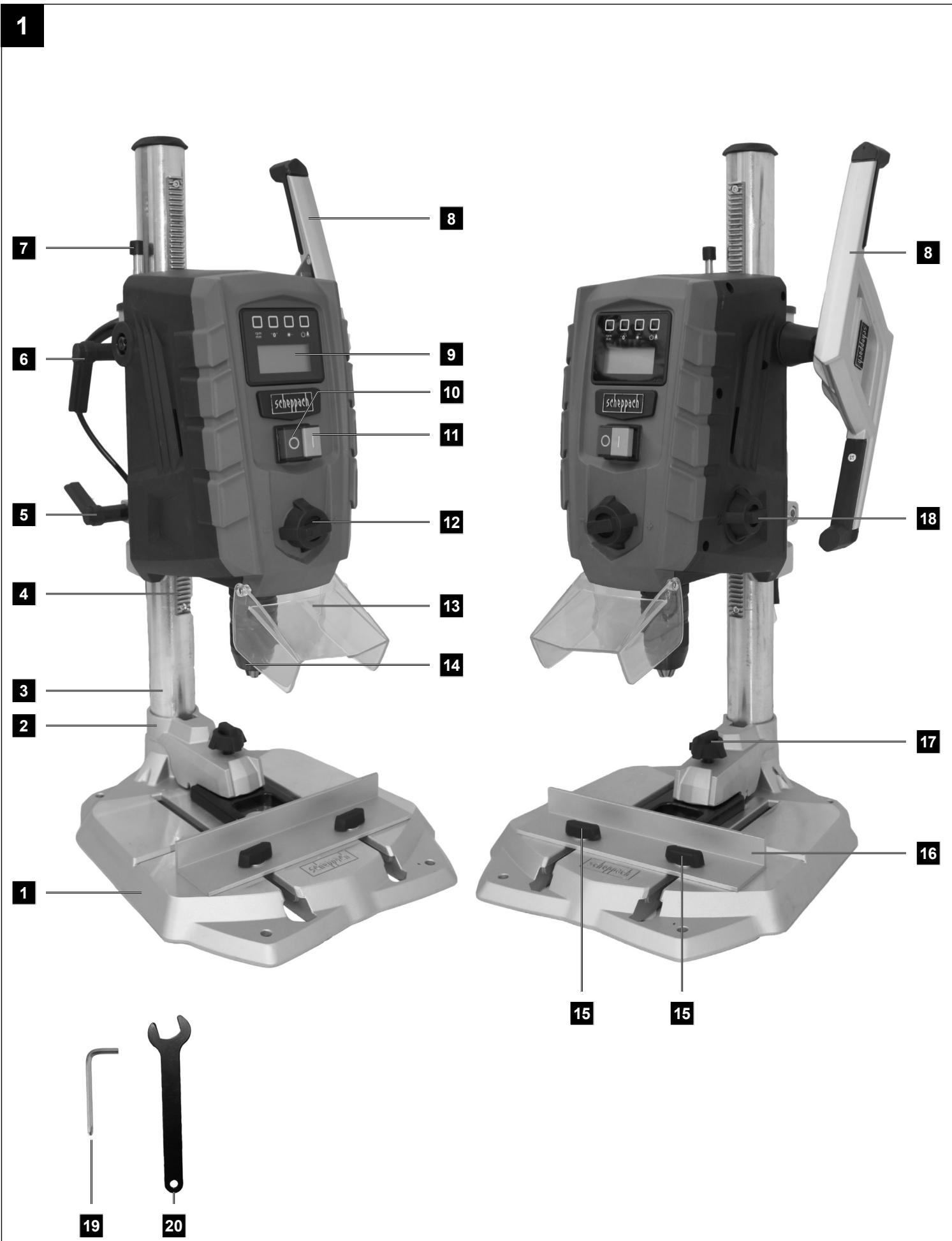 SCHEPPACH DP60 - 1