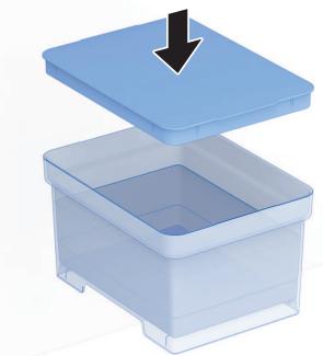 GEBERIT KIT HYGIèNE JAPONAIS LAVANT POUR WC CAMA - Replace the lid on the water tank to close it. - 1