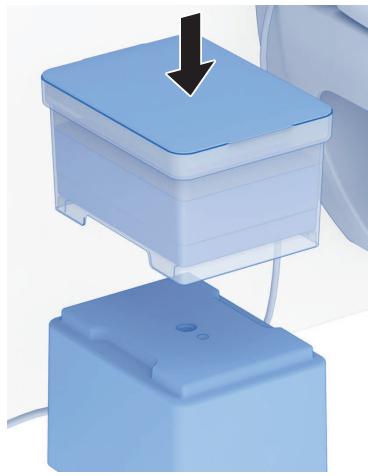 GEBERIT KIT HYGIèNE JAPONAIS LAVANT POUR WC CAMA - Replace the lid on the water tank to close it. - 2