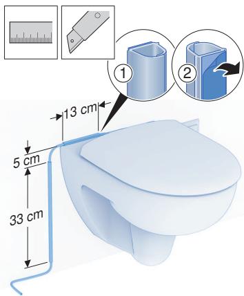 GEBERIT KIT HYGIèNE JAPONAIS LAVANT POUR WC CAMA - Technikeinheit anschliessen - 7
