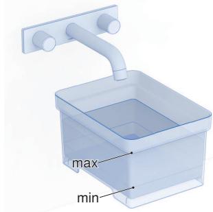 GEBERIT KIT HYGIèNE JAPONAIS LAVANT POUR WC CAMA - Fill the water tank with water. - 1