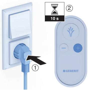 GEBERIT KIT HYGIèNE JAPONAIS LAVANT POUR WC CAMA - Verbindung mit der Geberit App herstellen - 1