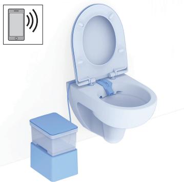 GEBERIT KIT HYGIèNE JAPONAIS LAVANT POUR WC CAMA - Ouvrez l'application Geberit. - 1