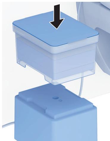 GEBERIT KIT HYGIèNE JAPONAIS LAVANT POUR WC CAMA - Replace the lid on the water tank to close it. - 2