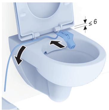 GEBERIT KIT HYGIèNE JAPONAIS LAVANT POUR WC CAMA - Duschduse anbringen - 7