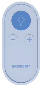 GEBERIT KIT HYGIèNE JAPONAIS LAVANT POUR WC CAMA - Press the button to start the flushing programme. - 1