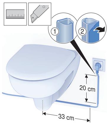 GEBERIT KIT HYGIèNE JAPONAIS LAVANT POUR WC CAMA - 1 - 1