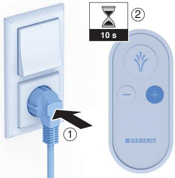 GEBERIT KIT HYGIèNE JAPONAIS LAVANT POUR WC CAMA - Establish connection with the Geberit app - 1